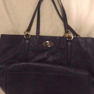 $23 Authentic Coach Purple leather bag